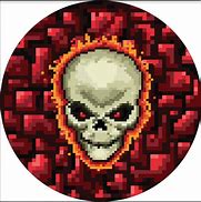 Image result for Creepy Skull Pixel Art