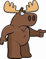 Image result for Angry Moose Cartoon