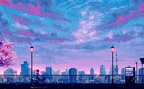 Image result for Anime City Lights