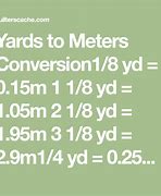Image result for 1 Yard to Meter