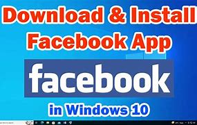 Image result for Facebook App Download for PC