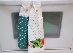 Image result for Crochet Hanging Dish Towel Holder