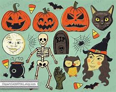 Image result for Victorian Halloween Clip Art
