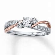 Image result for Two Tone Diamond Rings for Women