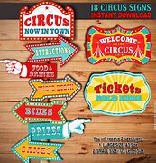 Image result for Vintage Circus Signs