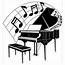 Image result for Cartoon Lady Playing Piano