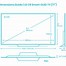 Image result for Large Screen TV Dimensions
