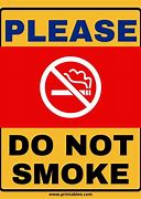 Image result for No Smoking Sign