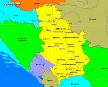 Image result for Map of Serbia and Neighbors