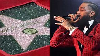 Image result for Nipsey Hussle Honoured with Star On Hollywood Walk of Fame