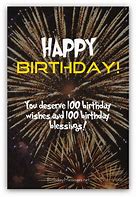 Image result for 100th Birthday Message