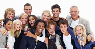 Image result for Group of Young People Smiling