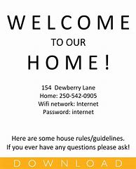 Image result for House Rules for Visitors