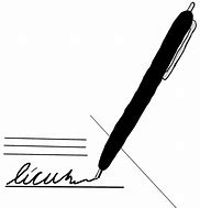 Image result for Pen Signing Clip Art