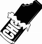 Image result for Chocolate Bar Black and White