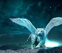 Image result for White Tiger with Wings