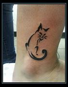 Image result for Black Cat Silhouette Tattoos