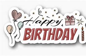 Image result for Happy Birthday Stickers