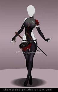 Image result for Dark Anime Outfits