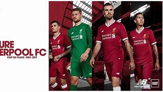 Image result for 2017 2018 Liverpool Kit