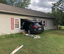 Image result for White Van Smashing into Side of Houses