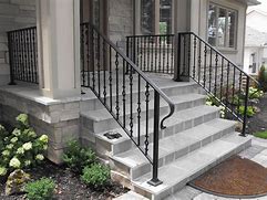 Image result for Outdoor Handrails for Concrete Steps