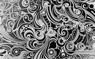 Image result for Black and White Swirl Art