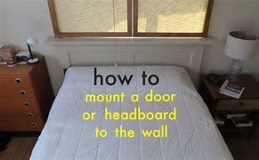 Image result for How to Wall Mount Headboard