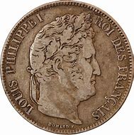 Image result for 1835 5 Francs
