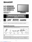 Image result for Sharp 40600218390 TV Manual