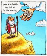 Image result for Moses Tablets Cartoon