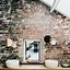 Image result for Bathroom with Brick Accent Wall