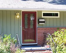 Image result for Wood Storm Doors with Glass