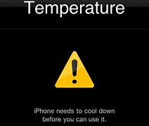 Image result for iPhone Too Hot Warning