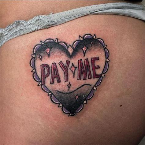 Heart Butt Tattoo