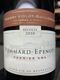 Image result for Thierry Violot Guillemard Bourgogne Cote d'Or Dieu