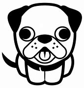 Image result for White Dog Emoji