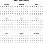 Image result for Year Calendar On One Page