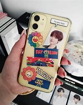 Image result for Clear Phone Case with Photo Cards Kpop