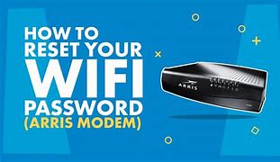 Image result for Arris Wifi Password Change