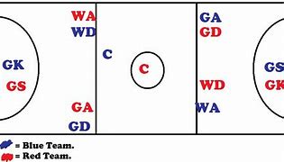 Image result for How to Draw a Netball Court