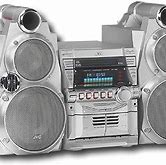 Image result for Silver JVC Car Stereo