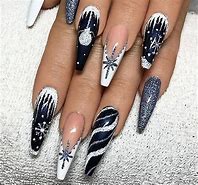 Image result for Winter Long Nail Ideas