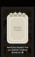 Image result for Midas Touch Trading Cards