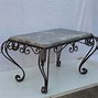 Image result for French Wrought Iron Coffee Table