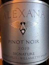 Image result for Alexana Pinot Noir Signature