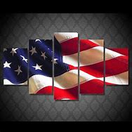 Image result for Abstract American Flag Canvas