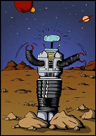 Image result for Lost in Space Drawing Robot