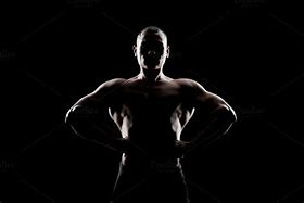 Image result for Strong Man Silhouette On Gradient Background