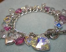 Image result for Crystal Charm Bracelet